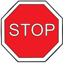 Stoppschild-Verkehrszeichen